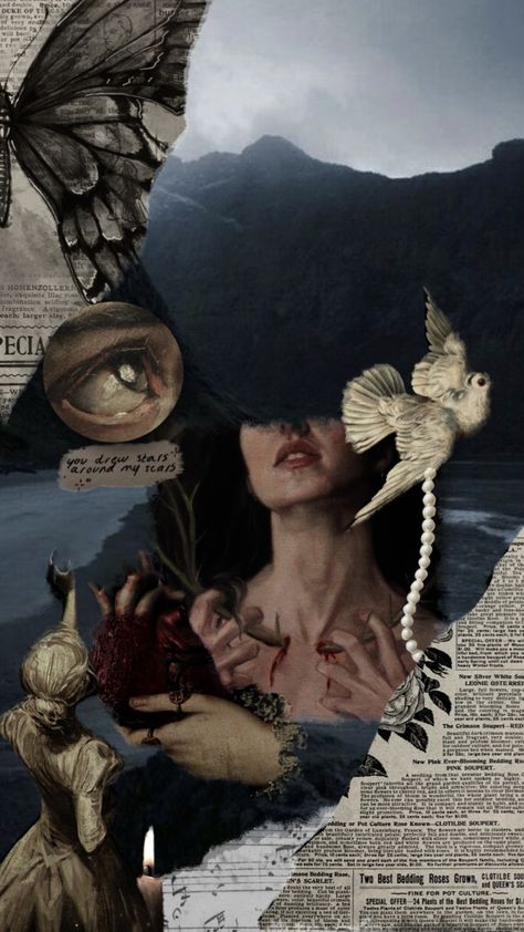 Dreamy Collage, Wallpaper Dark Academia, Dark Collage, Aesthetic Literature, Dark Aesthetic Wallpaper Iphone, Uicideboy Wallpaper, Dark Academia Wallpaper, Wallpaper Themes, Future Wallpaper