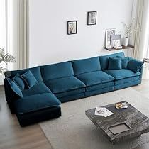 Oversized Sectional Sofa, U Shaped Couch, 3 Piece Living Room Set, U Shaped Sectional Sofa, Couch With Chaise, Couch With Ottoman, Upholstered Couch, Modular Couch, U Shaped Sectional