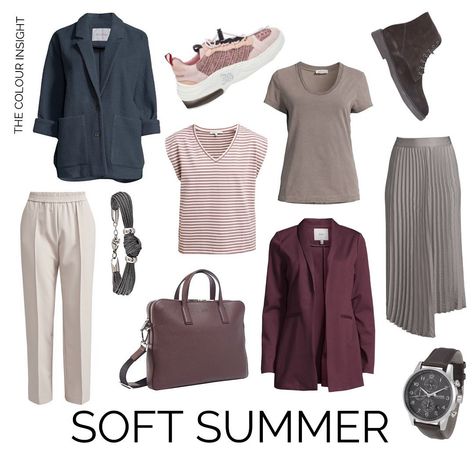 Åsa Sannerheim on Instagram: “Very soft day in the studio today with three Soft Autumns and one Soft Summer. Altough they were all soft, their individual style was…” Winter Outfits For Soft Summer, Soft Summer Burgundy, Soft Summer Dark Academia, Soft Summer Outfits For Fall, Soft Summer Aesthetic Outfits, Soft Summer Outfits Wardrobes, Soft Summer Neutral Outfits, Soft Summer Outfits Aesthetic, Soft Summer Vs Soft Autumn