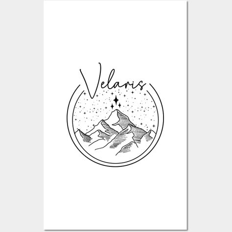 Acotar, velaris, the city of starlight -- Choose from our vast selection of art prints and posters to match with your desired size to make the perfect print or poster. Pick your favorite: Movies, TV Shows, Art, and so much more! Available in mini, small, medium, large, and extra-large depending on the design. For men, women, and children. Perfect for decoration. Acotar Sister Tattoo, Velaris Pumpkin Carving, Velaris City Of Starlight Drawing, Acotar Minimalist Art, Velaris City Of Starlight Tattoo, Acotar Drawings Easy, Velaris Tattoo Ideas, Velaris Logo, Acotar Doodles