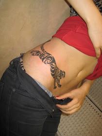 Waist Tattoo Ideas, Waist Tattoo, Hip Tattoo Designs, Leopard Tattoos, Waist Tattoos, Belly Tattoo, Weird Tattoos, Tattoos Gallery, Hip Tattoo