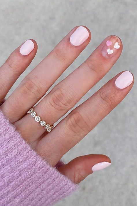 37 Valentine’s Day Nail Ideas Designs You’ll Actually Love. These Valentine's Day Nails will make you fall in love. #valentinesday #valentinesdaynails Bridal Nail Art, Nagellack Trends, Her Nails, Pink Nail Designs, Cat Kuku, Bridal Nails, Heart Nails, Valentine's Day Nails, Valentines Nails