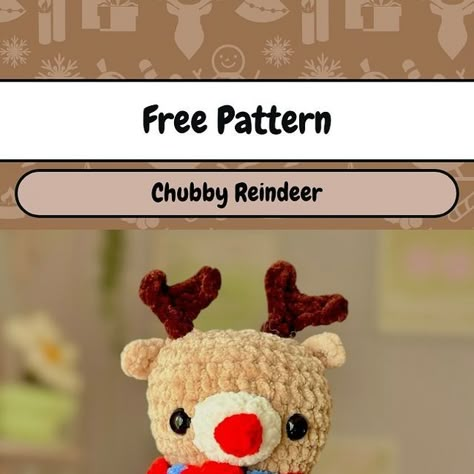 Becci on Instagram: "🦌FREE REINDEER PATTERN🦌  designed by @didisplushies and me @beccis_plushies 🤭  It‘s almost christmas and that means christmas markets are around the corner!!! And what is better for that than a chubby reindeer??🤭  @didisplushies and I collabed to celebrate the start of christmas season and of course to celebrate all the things we are grateful for and that includes YOU! This free pattern is for you, to thank you all so much for your support and to bring you (hopefully) some joy🥺♥️ BUT that‘s not all!! This is only the first out of two free patterns we designed for you, so watch out the next days for another FREE christmas pattern🤭🤭  A very big thanks to all our amazing testers who really helped us finalize our patterns! Y‘all did such a great job🥺 Go check out t Crochet Christmas Animals Free Patterns, Free Reindeer Crochet Pattern, Crochet Christmas Stuffies, Crochet Reindeer Pattern Free, Crochet Plushie Patterns, Crochet Ocean, Crochet Reindeer, Reindeer Pattern, Almost Christmas