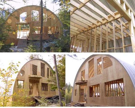 Quansa Hut Houses, Arched Homes, Quonset Hut Home, House Types, Quonset Homes, Quonset Hut Homes, Hut House, Quonset Hut, Shed Interior