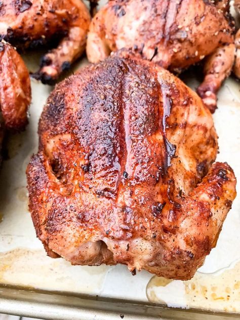 Traeger Smoked Cornish Hens | Grilled Cornish Game Hens Recipe Cornish Game Hen Recipes Smoked, Smoked Cornish Hens In Pellet Smoker, Smoked Cornish Game Hens, Smoked Cornish Hen Recipe, Grilled Cornish Game Hen Recipes, Smoked Cornish Hens, Cooking Cornish Hens, Game Hen Recipes, Cornish Game Hen Recipes