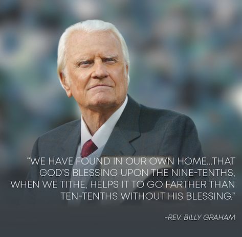 Quotes About Tithing, Tithes And Offering Quotes, Tithing Quotes, Dave Ramsey Baby Steps, Will And Testament, Billy Graham, Confidence Tips, Bible Facts, Faith Prayer