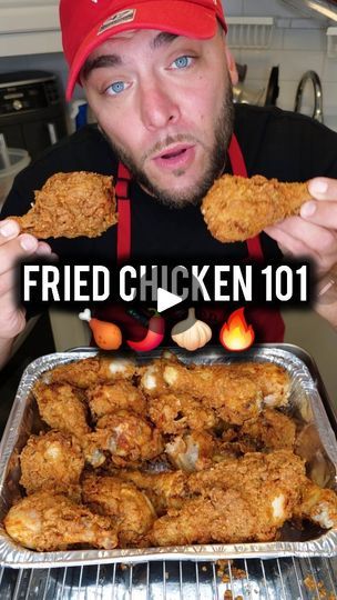 16K views · 2.1K reactions | Fried Chicken 101 🍗🔥🌶️🧄

WET MARINADE
-Buttermilk to cover (3-4 Cups) 🧈 🥛 
-1/4 Cup Hot Sauce 🥵
-2 Tbsp Creole Seasoning 🌶️
-1 Head Crushed Garlic
Mix together all ingredients marinade 4 hrs to overnight!!

COATING MIX
3 Cups AP Flour 
1 Cup Cornstarch
1 Tbsp Magic Baking Powder
1 Tbsp Paprika 
2 Tbsp of Garlic 
2 Tbsp Onion Powder 
2 Tsp Mustard Powder
3 Tbsp dried herbs (thyme, oregano, parsley)
2 Tsp Cayenne Pepper 
1 ½ Tsp White Pepper 
2 Tsp Kosher Salt (Adjust to taste)
COMBINE ALL INGREDIENTS 

Remove chicken piece by piece pressing into flour, shake off excess, dip back into buttermilk and back into flour

Let rest for 15 mins for coating to set while heating oil to 350° 

Cook until golden brown (once about 175° is reached, this is achieved)

R Chinese Fried Chicken, Chicken 101, Best Fried Chicken Recipe, Garlic Fried Chicken, Cooking Fried Chicken, Mustard Powder, Trini Food, Fry Chicken, Fried Chicken Wings