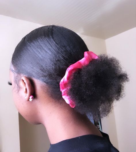 Slicked Back Ponytail, Girl Heaven, Hair Puff, Y2k Hairstyles, Cute Emoji Wallpaper, 4c Hairstyles, Natural Hair Care, Bun Hairstyles, Hair Ties