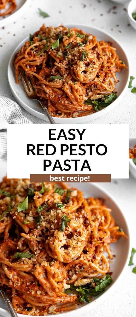 Walnut Pesto Pasta, Red Pesto Pasta, Creamy Tomato Basil Pasta, Sweet Potato Sushi, Salmon Crispy, Vegan Pesto Pasta, Quick Vegetarian Dinner, Maple Glazed Salmon, Easy Stir Fry Recipes