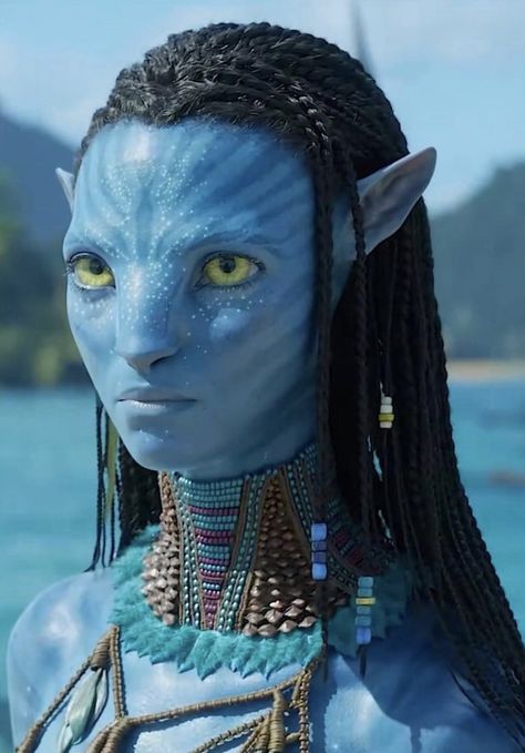 Neytiri Hair, Neytiri Sully, Metkayina Clan, Avatar Neytiri, Avatar Films, Avatar Picture, Disney Princess Drawings, Pandora Avatar, Avatar Movie