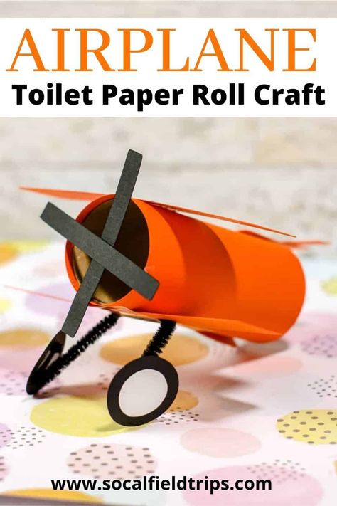 Airplane Crafts, Toilet Roll Craft, Homeschool Crafts, Toilet Paper Roll Crafts, Paper Roll Crafts, Toilet Paper Roll, Easy Paper Crafts, Fun Crafts For Kids, Arts And Crafts Projects