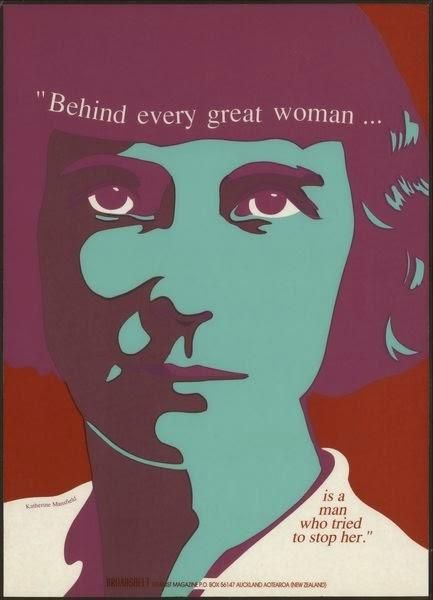 Union Poster, Welcome To The Library, Famous Feminists, Feminist Magazine, Library Poster, Victoria University, Katherine Mansfield, Library Posters, Story Writer