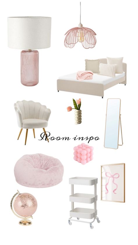 #cute #roominspo #pink #beige #bedroom #beigebedroom Pink Beige Bedroom, Beige And Pink Bedroom, Room Inspiration Pink, Pink And Beige Bedroom, Cute Room Inspo, Pink Room Ideas, Beige And Pink, Cute Room, Pink Bedroom Decor