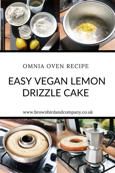 Step by Step guide to making a delicious vegan lemon drizzle cake using an Omnia Stove top oven. This super simple Omnia Oven recipe is egg and dairy free and tastes amazing! Cook it in a campervan using an Omnia Oven or at home in your oven. Omnia Recipes, Omnia Oven Recipes, Omnia Oven Recipes In English, Mug Cake Oven Version, Omnia Recipes In English, How To Make Cake At Home Without Oven, Making Cake Without Oven, Vegan Lemon Drizzle Cake, Omnia Oven