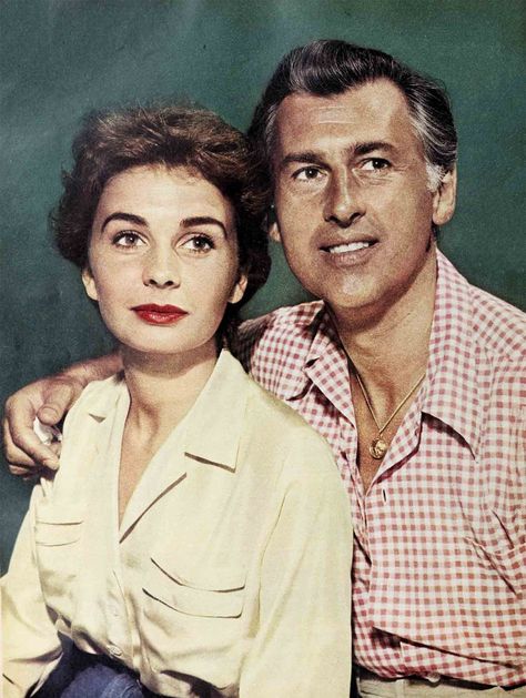 Jean Simmons And Stewart Granger, Jeffrey Hunter, Stewart Granger, Make A Bed, Jean Simmons, Hollywood Couples, Old Hollywood Stars, Lucille Ball, British Actors