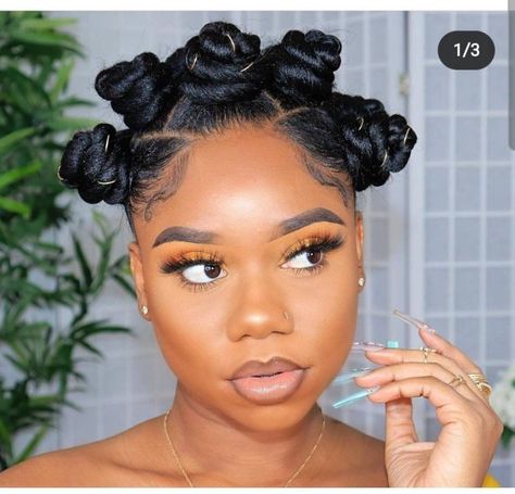 Bantu Knots Hairstyles, Bantu Knot Styles, Medium Natural Hair Styles, Bantu Knot Hairstyles, Bantu Knot Out, Protective Hairstyles For Natural Hair, Natural Hairstyle, Hair Knot, Bantu Knots