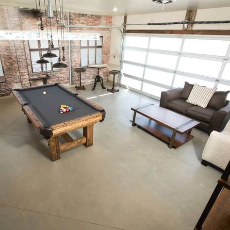 10 Home Game Room Ideas You’ll Love Home Game Room Ideas, Room Ideas Men, Casa Disney, Game Room Ideas, Garage Game Rooms, Garage To Living Space, Pool Table Room, Home Game Room, Extra Space Storage