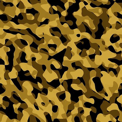 Brown Black Yellow Camouflage Camo Pattern Yellow Camouflage, Camo Patterns, Army Camo, Black Camo, Unique Image, Nature Images, Love Images, Cool Patterns, Beautiful Patterns