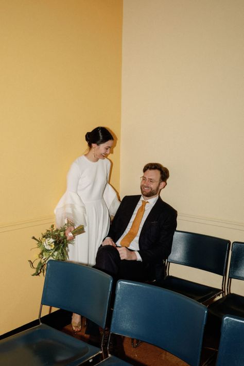 Elopements and City Hall - Sylvie Rosokoff | NYC Photography | Elopements & Author Portraits City Hall Marriage, Nyc City Hall Wedding, City Hall Wedding Dress, Author Portraits, City Hall Wedding Photos, Brooklyn City, Courthouse Wedding Photos, Courthouse Wedding Dress, City Hall Elopement