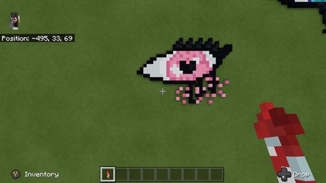 Eye... (My build:) ) Minecraft, Building, Movie Posters, Art, Film Posters