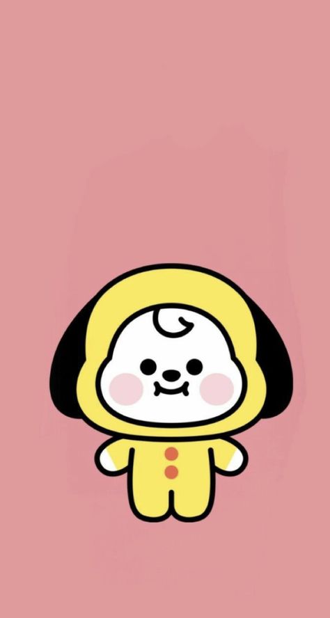 Bt 21 Drawing, Chimmy Drawing, Bt21 Wallpaper Kookie, Bt21 Drawing, Chimmy Bt21, Drawings To Trace, Simple Wall Paintings, Diy Journal Books, Face Painting Designs