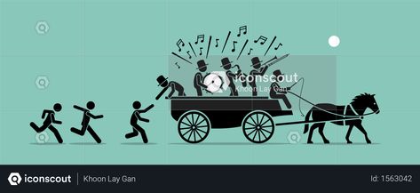 Vector artwork concept depicts people and followers chasing, joining, and jumping into a bandwagon because it is popular, famous, and trendy Illustration Bandwagon Effect, Trendy Illustration, People Illustrations, People Illustration, Vector Artwork, Icon Pack, Free Design Resources, Icon Illustration, Photo Illustration