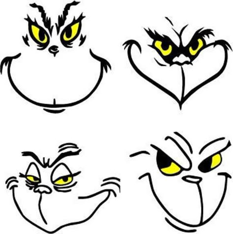 Grinch Face Template, Grinch Diy, Grinch Crafts, Grinch Face Svg, Grinch Trees, Grinch Decorations, 2023 Ideas, Grinch Christmas Party, Whoville Christmas