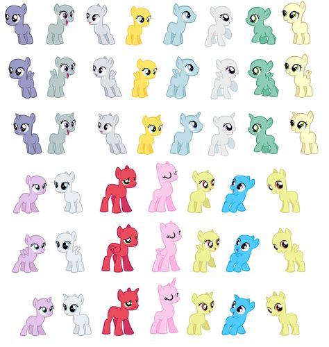 Mlp Foal Base, Mlp Reference, Mlp Drawing, Mlp Cutie Marks, Pony Base, Mlp Bases, Mlp Base, My Little Pony Twilight, Mlp Fan Art