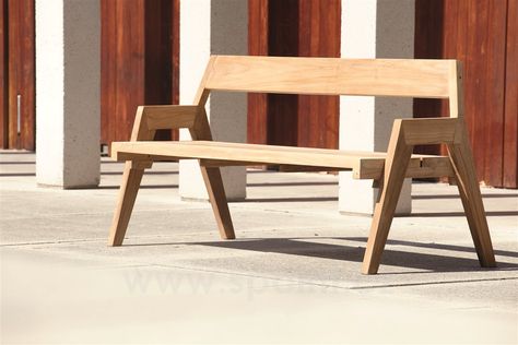 Minimalist Wood Furniture, Diy Bench Outdoor, Teak Bench, Furniture Design Chair, Diy Furniture Bedroom, Outdoor Furniture Design, Wooden Sofa, Wooden Bench, Wood Bench