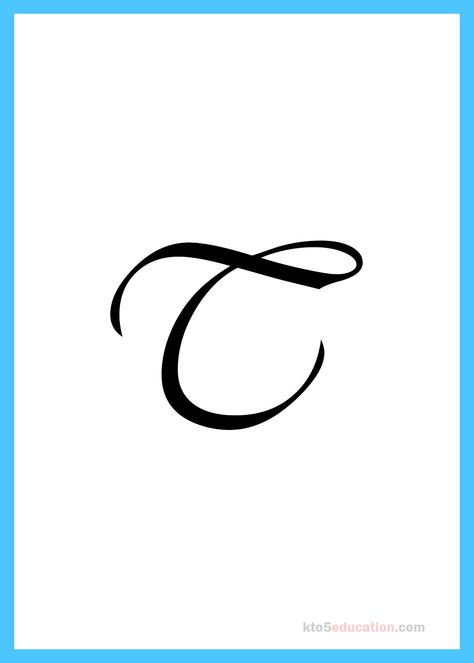 Free Printable Cursive Letter T worksheet T Cursive, Letter T Worksheet, Cursive Letter T, T Worksheet, Cursive T, Preposition Worksheets, Worksheets For Grade 3, Handwriting Worksheets, Cursive Letters