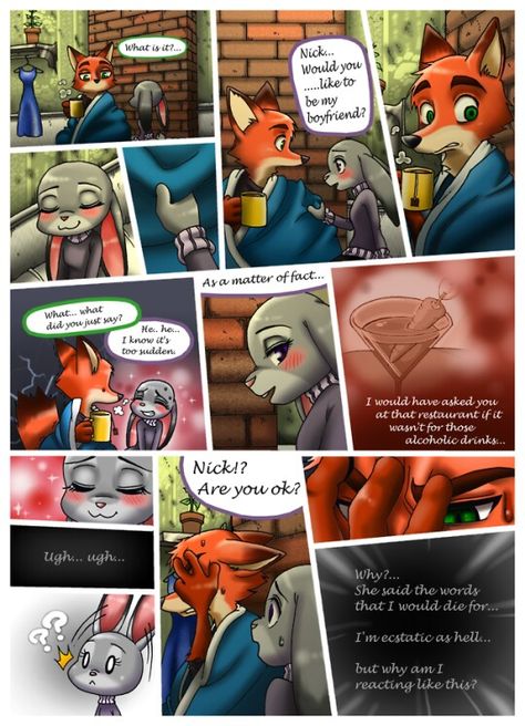 Zootopia Fanart Spicy, Zootopia Nick And Judy Romance, Zootopia Love, Romance Fanart, Judy Zootopia, Nick And Judy Comic, Fanart Spicy, Gender Bent Disney, Zootopia 2016