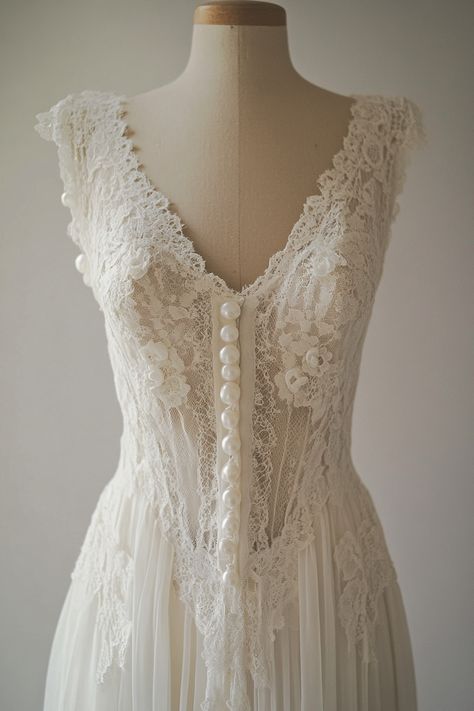 Wedding Dress Collection. Sleeveless empire waist gown with Chantilly lace and pearl buttons.

Step into the world of chic sophistication with our new blog post on '33 Elegant French Lace Wedding Dress Collections and Ideas'. Get your inspiration flowing with these unique and stunning picks that truly embody French elegance. These dresses are veritable works of art imbibing exceptional craftsmanship, perfect for brides…

Read more: https://tastywed.com/generated-post-33-elegant-french-lace-wedding-dress-collections-and-ideas/ Vintage Wedding Dresses Lace, Lace Vintage Wedding Dress, Chantilly Lace Wedding Dress, French Lace Dress, French Lace Wedding Dress, Vintage Lace Wedding Dress, Romantic Wedding Dress Lace, Empire Waist Gown, Wedding Dress Collection