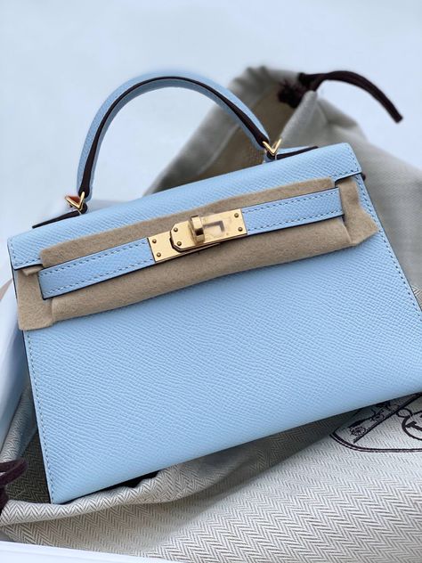 Blue Mini Kelly, Hermes Wishlist, Mini Kelly, Dream Bag, Hermes Kelly 28, Hermes Kelly Bag, Shade Of Blue, Kelly Bag, Hermes Bags