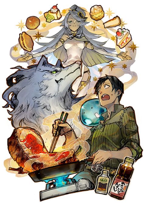 cooking adventurers Cooking In Another World, Slice Of Life Anime, Pokemon Dragon, Poster Anime, Campfire Cooking, Anime Version, Journal Themes, Anime Reccomendations, Art Prompts