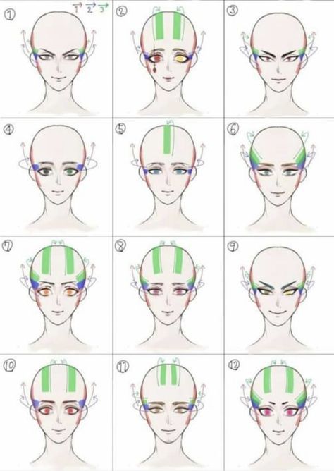 Face Tapping, Cosplay Wig Tutorial, Cosplay Makeup Tutorial, Anime Eye Makeup, Anime Cosplay Makeup, Makeup Drawing, Cute Eyeshadow Looks, Anime Makeup, Doll Eye Makeup