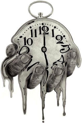 Genial Clock Drawings, Melting Clock, Kunst Tattoos, Gcse Art Sketchbook, Clock Tattoo Design, Clock Tattoo, Meaningful Drawings, Deep Art, Dark Art Drawings