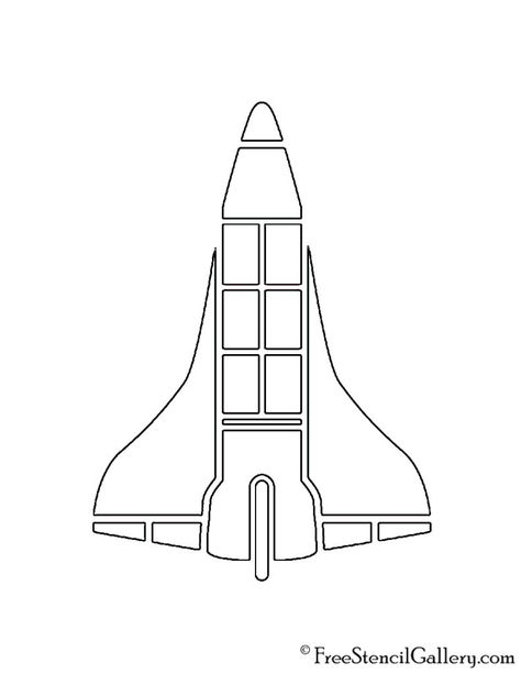 Space Shuttle 03 Stencil | Free Stencil Gallery Spaceship Control Panel, Multiplication Timed Test, Stellar Vbs, Panel Ideas, Pumpkin Carvings Stencils, Free Stencils, Rocket Ship, Boy Quilts, Space Shuttle