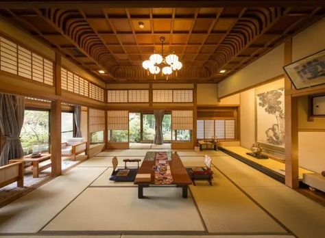 Japanese Mansion Interior, Japanese Mansion Traditional, Traditional Japanese House Interiors, Japanese House Design Traditional, Japanese House Interior, Japanese Mansion, Japanese House Design, Japan Interior, Japanese Home Design