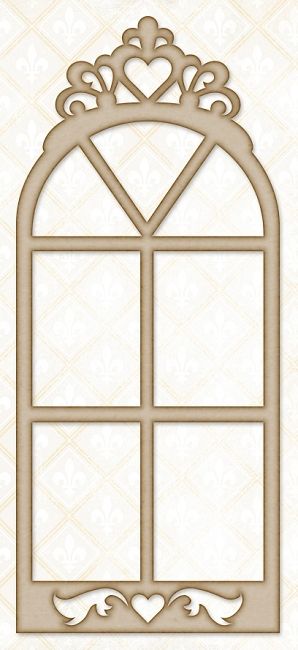 Blue Fern Studios - Chipboard - Princess Window,$3.99 Going Going Gone, Blue Fern Studios, Blue Fern, Window Cards, Glitter Flowers, Embossing Powder, Stencil Patterns, Scroll Saw Patterns, Mini Things