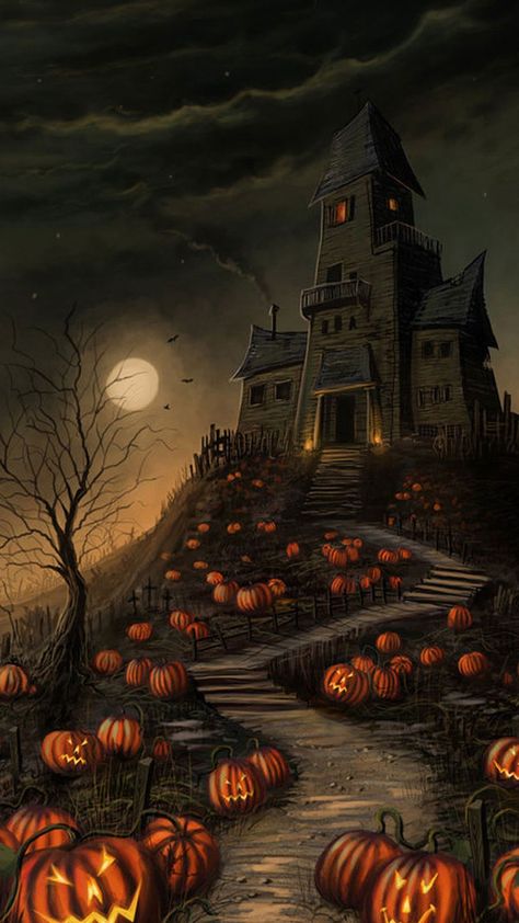 Halloween Phone Backgrounds, Strašidelný Halloween, Halloween Wallpaper Backgrounds, Halloween Kunst, Halloween Wallpaper Cute, Halloween Adventure, Halloween 2013, Halloween Artwork, Wallpaper Halloween