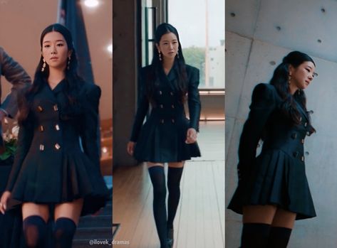 Yoon Seri Outfit, Ko Mun-yeong Outfit, Ko Moon Young Outfits, My Demon Kdrama Outfit, Seo Ye Ji Outfit, Ko Mun Yeong Outfits, True Beauty Outfits, Kdrama Outfits, Young Outfit