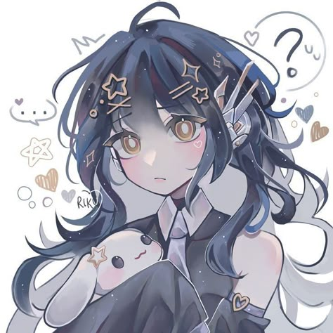 Aesthetic Gacha Oc Ideas, Uwu Discord, Soft Anime Pfp, Gacha Pfp, Female Icon, Paulina Porizkova, Pretty Drawings, Gacha Oc, Dessin Adorable