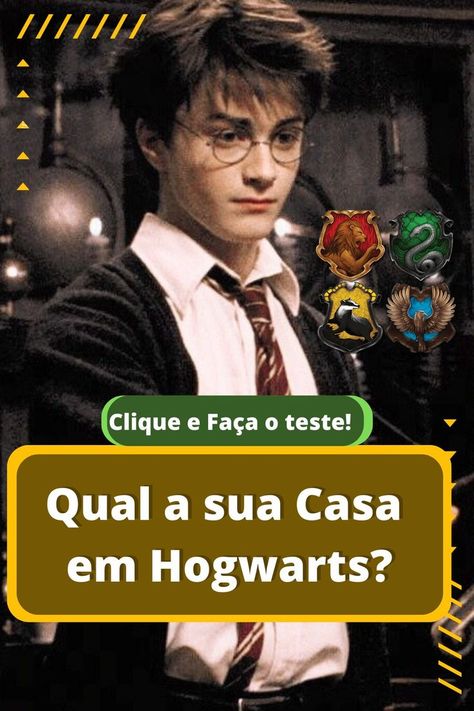 Faça o teste abaixo e descubra qual a sua Casa em Hogwarts #hogwarts #harrypotter #quiz Hufflepuff Quiz, Harry Potter Zodiac, Hogwarts Online, Sorting Hat Quiz, Harry Potter Trivia Questions, 5 Love Languages Quiz, Quiz Harry Potter, Hogwarts Quiz, Harry Potter Test