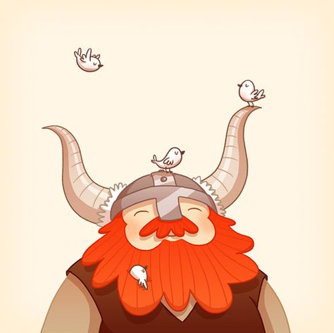 annekatran.blogspot.com, #illustration Viking Drawings, 3d Characters, Cute Illustration, Children Illustration, Beards, Character Concept, Character Inspiration, Vikings, Cute Art