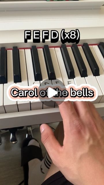 Robin Delgado | Pianist | Piano Tutorials on Instagram: "Carol of the bells 🔔 Easy tutorial #pianolesson #lesson #pianotutorial #tutorial" Piano Easy, Carol Of The Bells, Piano Tutorial, Things To Do When Bored, Easy Piano, Piano Lessons, Easy Tutorial, Piano, Things To Do