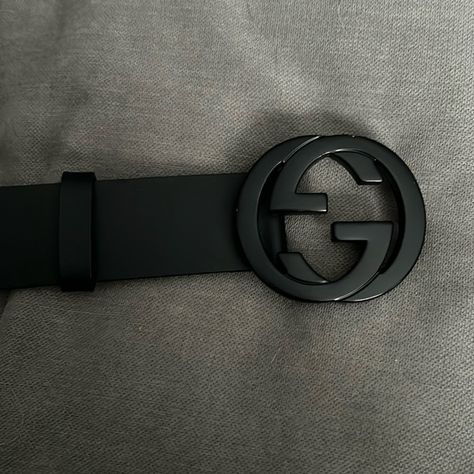 Gucci double G all black belt Black Belt, All Black, Fashion Home Decor, Gucci, Jewelry Watches, Plus Fashion, Outfit Inspo, Jeans Shoes, Fashion Tips