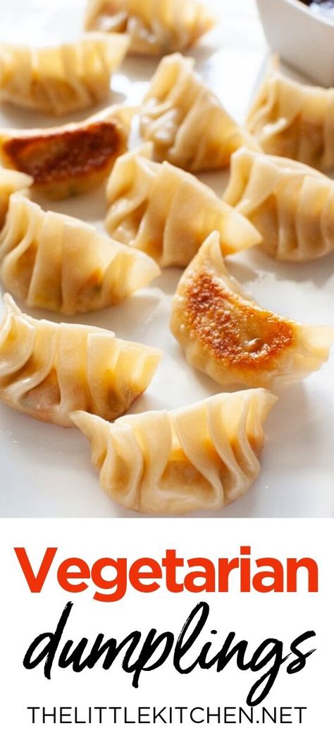 Vegetarian Dumplings Recipe, Vegetarian Dumplings, Vegetarian Dumpling, Potstickers Recipe, Vegetable Dumplings, Irish Recipes Traditional, Armenian Recipes, Dumplings Recipe, Dumpling Recipe