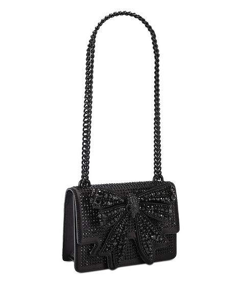 KURT GEIGER LONDON Small Bow Shoreditch Crossbody Handbags - Bloomingdale's London Shoreditch, Shoreditch London, Crossbody Handbags, Small Bows, Cute Purses, Purses Designer, Kurt Geiger, Black Bag, Chain Strap