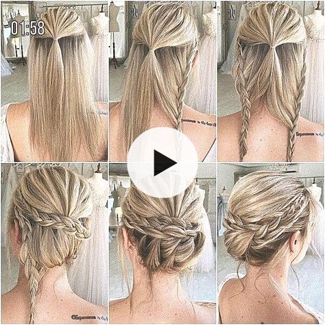 ▷bridesmaid hairstyles, bridesmaid hairstyles updo, Diy Wedding Hair, Wedding Hairstyles Tutorial, Bridesmaid Hair Long, Bridesmaid Hair Medium Length, Bridesmaid Hair Makeup, Hair Bridesmaid, Bridesmaid Hair Half Up, Hair Easy, Bridesmaid Hairstyles