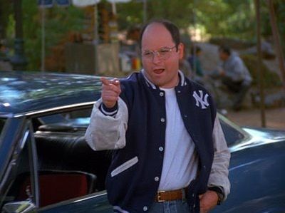 Congratulations to Aaron Boone on being named the new Yankees manager. However George Costanza might have been the better choice. Thrift Bundle, Nioxin Shampoo, Seinfeld Quotes, Iconic Duos, George Costanza, Shampoo Reviews, The Bad Seed, Sports Party, Seinfeld